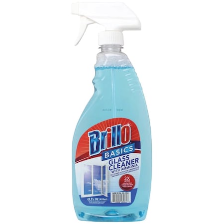 Brillo Basics 22 Oz. Trigger Spray Ammonia Glass & Surface Cleaner BB-28064